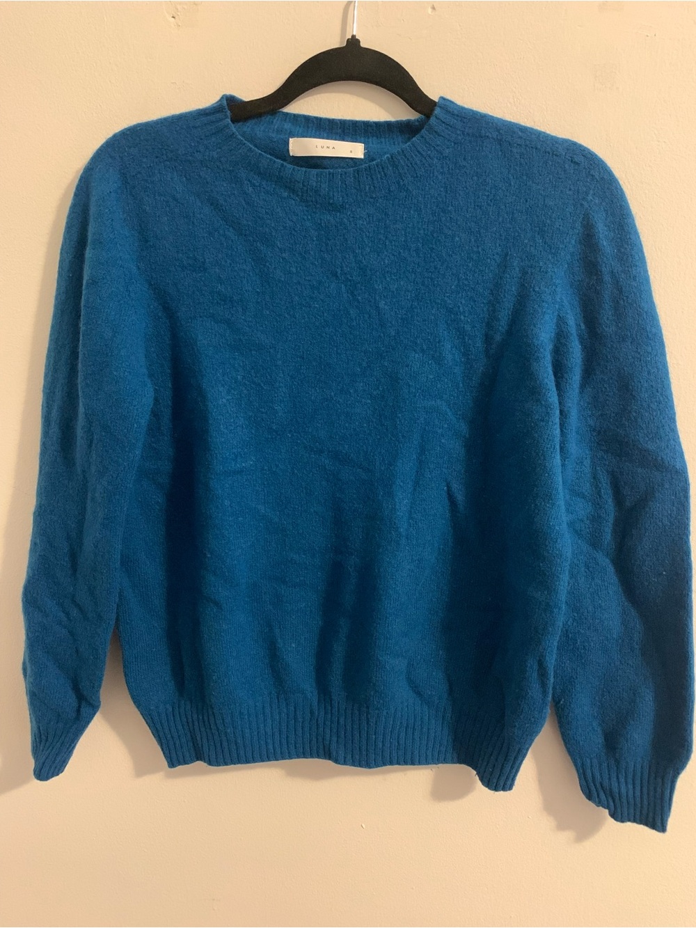 Cozy Teal Crewneck Sweater — Women's Classic Knit